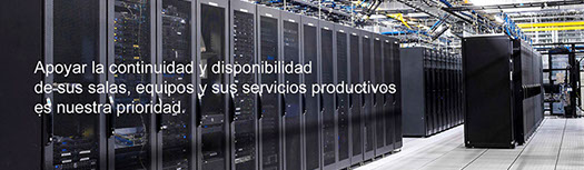 Continuidad y disponibilidad de salas, equipos y sus servicios productivos