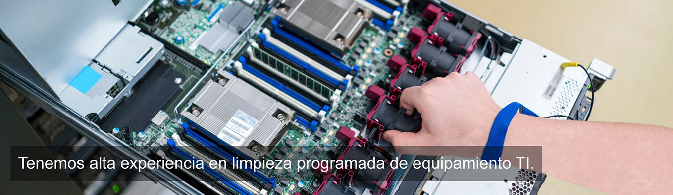 Limpieza programada de equipamiento TI